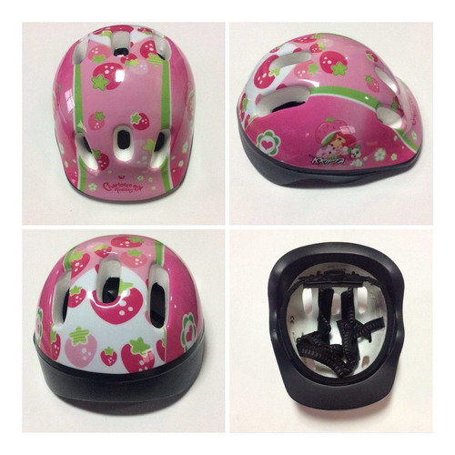 Capacete Pop Kripta Infantil Morangujnho Xs Fotos Reais