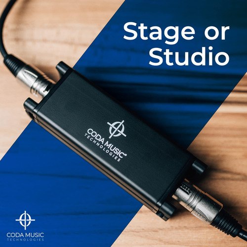 Booster Coda Mb-1: Micrófono, 48v, 25db Ganancia