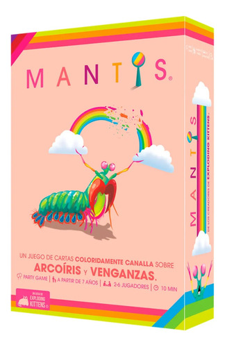 Juego De Mesa Mantis Arcoiris Y Venganzas