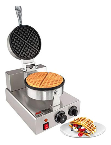 Waffle Belga Aldkitchen | Máquina Para Hacer Conos Y Plancha