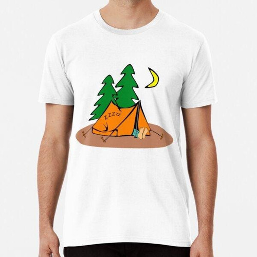 Remera Camping - Tent T-shirt - Funny Camp Camisetas Algodon