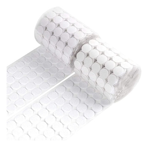 Velcro 500 Pares Blanco Puntos Autoadhesivos 10mm Mayoreo