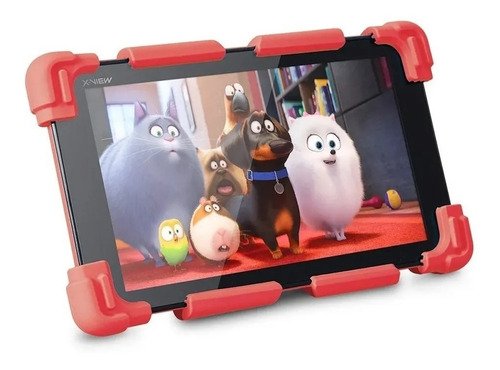 Tablet X-view Proton Neon Kids 7 Protector Rojo 16gb Bumper