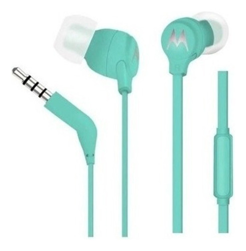 Imagen 1 de 8 de Auriculares Earbuds Motorola 3s Ocean Turquoise