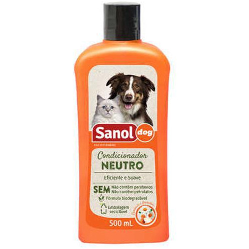 Condicionador De Pelos Neutro Sanol Dog 500 Ml