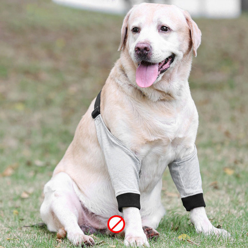 2 Pares Coderas Ajustables For Perro Mascota