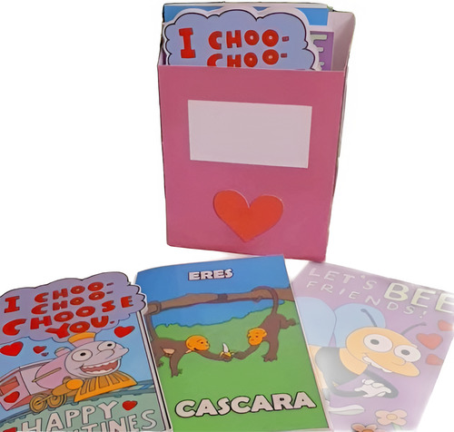 Buzon Y Tarjetas Los Simpsons San Valentin Y Dia Del Amigo