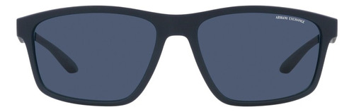 Óculos de sol Armani Exchange AX4122s818180, cor azul, cor da moldura, azul