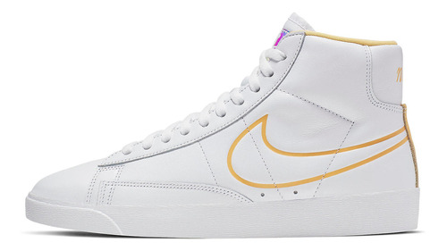 Zapatillas Nike Blazer Mid White Topaz Gold Cj3643_100   