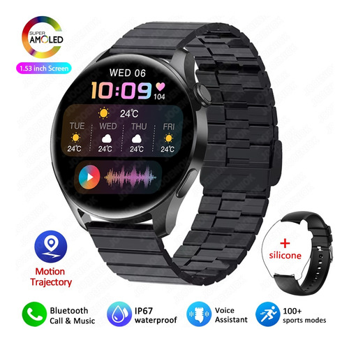 Reloj Inteligente Hombre Bluetooth Llamada Smartwatch