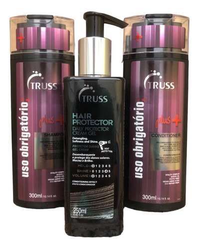 Truss Plus Mais Shampoo Condici 300ml +hair Protector  250ml