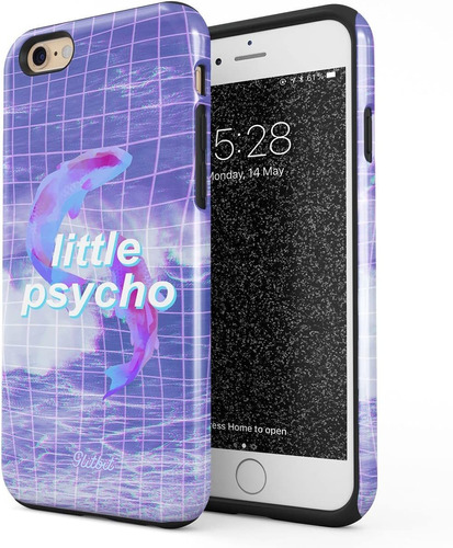 Glitbit iPhone 6 Plus iPhone 6s Plus Funda Stay Weird Floral