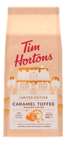 Bolsa Molida Coffee Tim Hortons, 340 Ml, Con Sabor A Caramel