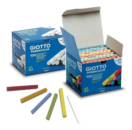 Caja Tizas Giotto X 100 Color