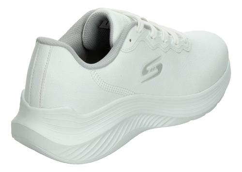 Tenis Hombre Skechers Blanco Deportivo Entrenamiento Running Escolar Agujetas Cómodo Para Caballero