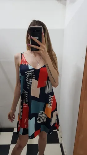 Vestidos Raso Cortos Sueltos MercadoLibre