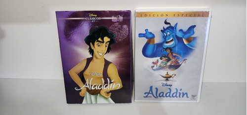 Aladdin Clasicos De Disney Dvd Con Flip Cover