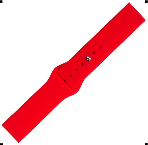 Pulseira Silicone Borracha Mormaii Life Blulory Glifo 5 Pro Cor Vermelho