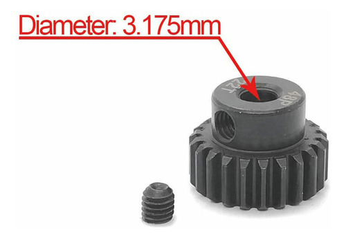 Juego De Engranajes De Piñón Traxxas Rustler Slash 1/10 19t-