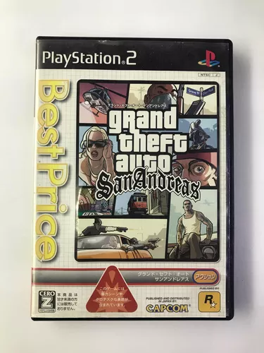 Grand Theft Auto: San Andreas (PS2) - The Cover Project, gta sa ps2 capa 