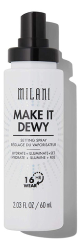 Milani Spray de ajuste de maquiagem Dewy Primer Tone de longa duração