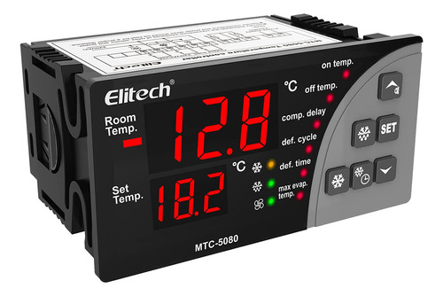 Elitech Controlador Temperatura Universal Para Camara V)