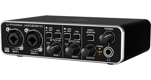 Behringer Umc202 Hd Interface De Gravação Umc 202 Hd  + Nf!