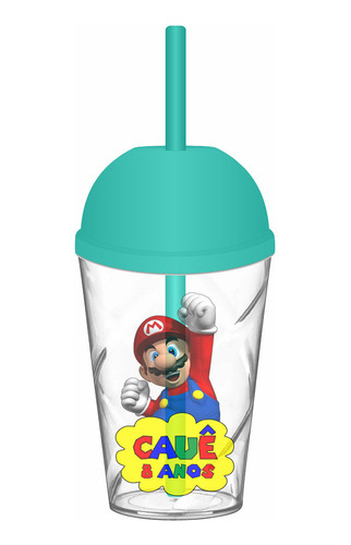 50 Copo Personalizado Mario Bros. C333 0525