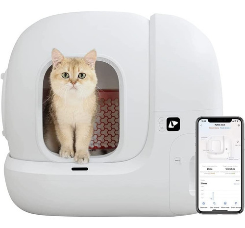 Moderno Caja Arenero Para Gato Automatico Autolimpiable