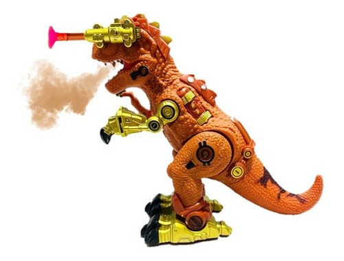 Dragão Robô Dinossauro Grande Solta Fumaça E Atira Dardo