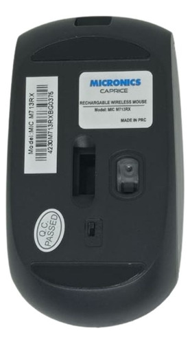 Mouse Micronics Caprice Recargable Inalámbrico 2.4ghz 1600dp