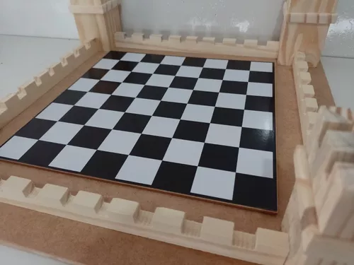 jogo de xadrez temático medieval Romano modelo 2