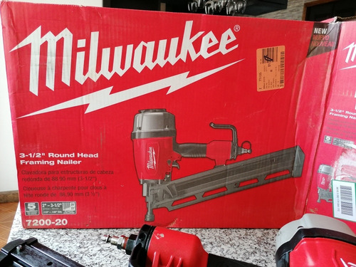 Milwaukee Clavadora Neumática Para Framing 7200-20 Seminueva