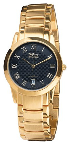 Reloj Ferarra Classic Gold Para Hombre - Esfera Estampada Ne