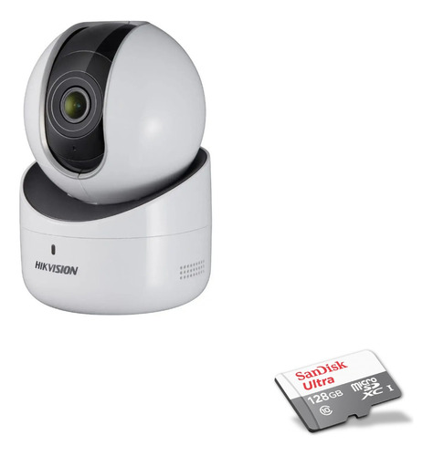 Camara De Seguridad Wifi Motorizada Audio 2mp + Sd 128gb