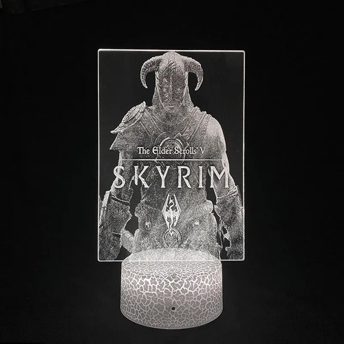 Luz De Noche Lámpara The Elder Scrolls V Skyrim Game Figure