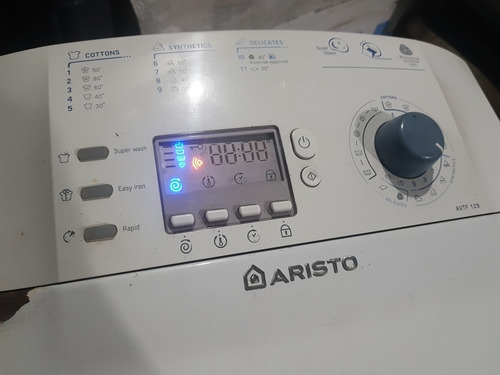 Lavarropa Ariston Avtf 129 Funciona Pero Con Error Plaqueta
