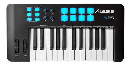 Controlador Midi Alesis V25mkii De 25 Teclas Con Pads