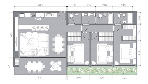 Departamento 4 Ambientes Con Terraza - Venta Nuñez Belgrano