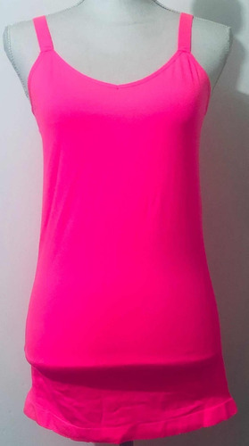 Blusa Rosa Fluorescente Tirante Ajustable One Size#242018 | MercadoLibre