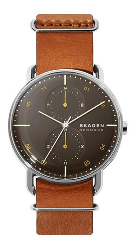 Relógio Skagen Masculino Horizont Prata Skw6537/0mn