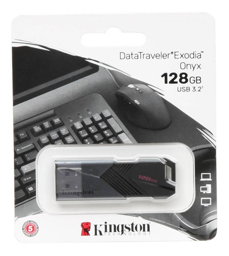 Memoria Usb 3.2 Kingston Datatraveler Exodia M Onyx 64gb