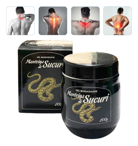 Kit 12 Gel Massageador Manteiga De Sucuri Original Atacado