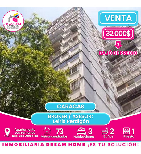 Apartamento En Venta  Los Samanes, Res. Las Danielas - Caracas