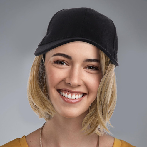 Peluca De Lona Con Sombrero Extensiones De Cabello Para