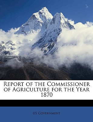 Libro Report Of The Commissioner Of Agriculture For The Y...