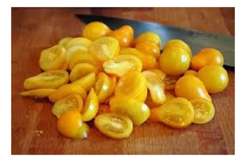 Sementes Tomate Pera Laranja - 100mg = 50