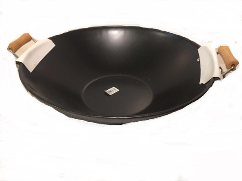 Sarten Wok Chino De 36cm  Con Cubierta Anti Adherente