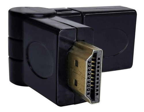 Maxell Adaptador Hdmi / Macho-hembra Negro / Giratorio 180º