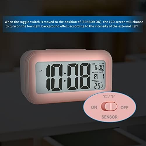 Reloj Despertador Yuanraner Con Temperatura Interior